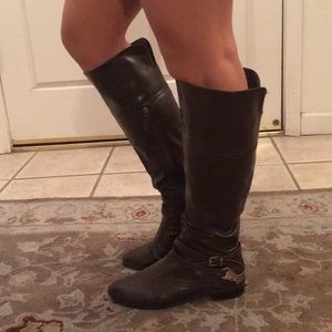 Dark brown boots